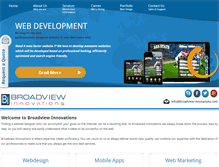 Tablet Screenshot of broadview-innovations.com